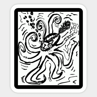 Squoctopus Sticker